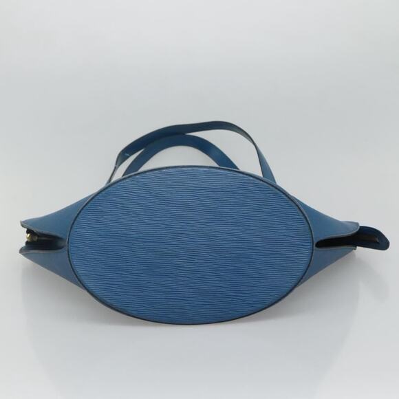 LOUIS VUITTON Epi Saint Jacques Shopping Shoulder Bag Blue M52275 - Picture 9 of 12